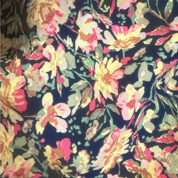 Terra & Sky Yellow and Black Floral Maxi Dress - Picture 7 of 7